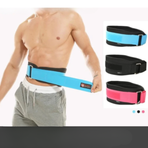 Boersport gym belt, fabric weightlifting belt, adjustable gym belt, back support belt, contoured lifting belt, breathable fabric belt, strength training belt, Velcro strap belt, lightweight gym belt, fitness belt, weightlifting support belt.