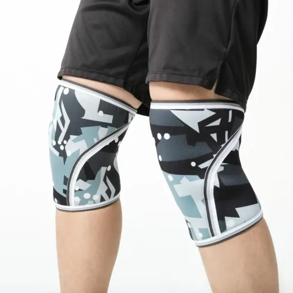 Camo knee support, knee support for weightlifting, neoprene knee sleeve, compression knee support, fitness knee brace, workout knee pads, breathable knee support, durable knee sleeve, camo knee brace, knee support for squats