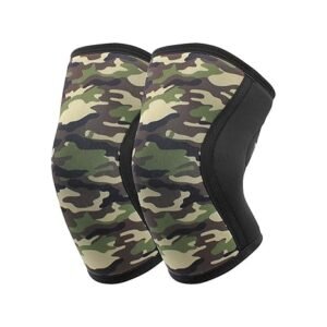 Camo knee support, knee support for weightlifting, neoprene knee sleeve, compression knee support, fitness knee brace, workout knee pads, breathable knee support, durable knee sleeve, camo knee brace, knee support for squats
