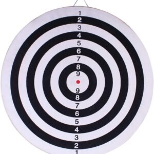 sisal fiber dartboard, 18-inch dartboard, self-healing dartboard, steel tip darts, dartboard set, indoor dartboard, dartboard for home, dual-sided dartboard, durable dartboard, professional dartboard, high-quality dartboard, game room dartboard