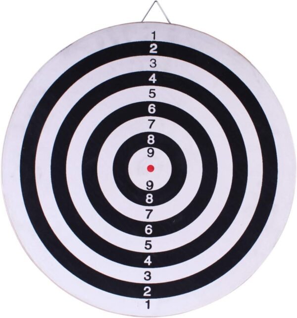 sisal fiber dartboard, 18-inch dartboard, self-healing dartboard, steel tip darts, dartboard set, indoor dartboard, dartboard for home, dual-sided dartboard, durable dartboard, professional dartboard, high-quality dartboard, game room dartboard