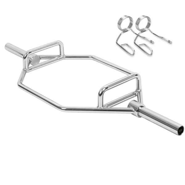 Olympic Trap Bar, Hex Bar, Deadlift Bar, Strength Training Equipment, Home Gym Essentials, Powerlifting Gear, Weightlifting Barbell, Trap Bar for Deadlifts, Fitness Equipment, Joint-Friendly Workout