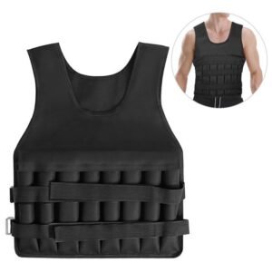 Adjustable Weighted Vest, 10kg Weighted Vest, 20kg Weighted Vest, Strength Training Vest, Fitness Vest, Weight Training Equipment, Running Weighted Vest, Breathable Workout Vest, CrossFit Vest, Resistance Vest.