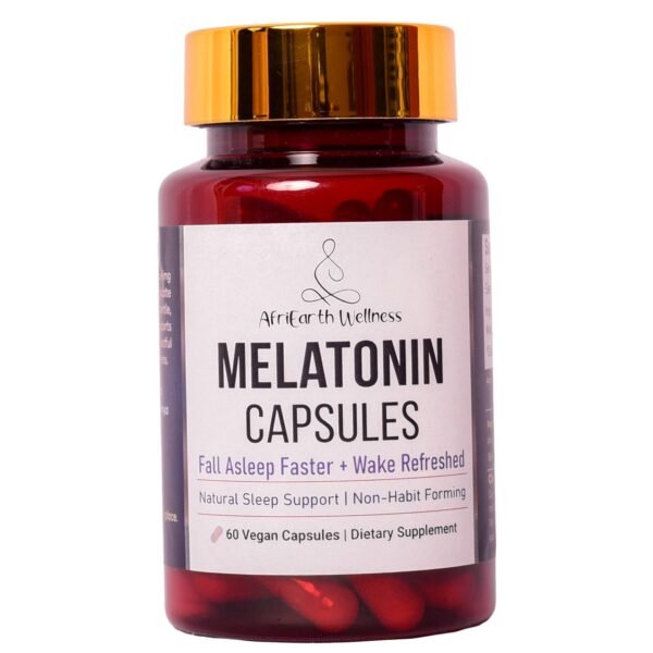 melatonin capsules, sleep support, natural sleep aid, jet lag relief, non-habit forming sleep supplement, circadian rhythm support, restful sleep, relaxation capsules, sleep health, natural supplement