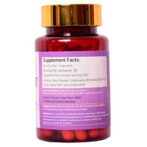 Valerian Root Capsules, natural sleep aid, relaxation supplement, stress relief capsules, herbal sleep support, valerian supplement, sleep health, calm mind, natural stress relief, herbal capsules