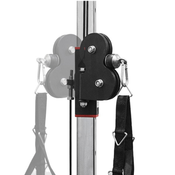 single cable crossover machine, wall-mount cable machine, home gym equipment, strength training, adjustable pulley, compact gym machine, fitness equipment