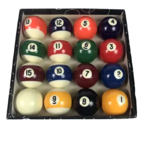 pool balls, billiard balls, 16-ball set, standard pool balls, professional pool balls, cue ball set, solids and stripes, tournament pool balls, durable pool balls, resin pool balls, home game room accessories, billiards equipment, snooker balls, pool table accessories, game room essentials