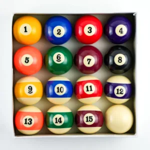 pool balls, billiard balls, 16-ball set, standard pool balls, professional pool balls, cue ball set, solids and stripes, tournament pool balls, durable pool balls, resin pool balls, home game room accessories, billiards equipment, snooker balls, pool table accessories, game room essentials