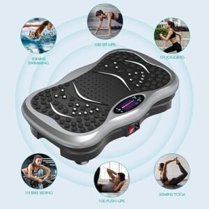 Ultrathin body slimmer vibration plate for home workouts. Compact fitness platform designed to help tone muscles, improve circulation, and support effective exercise.