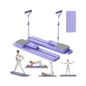 split fitness board, balance board workout, core strength equipment, home fitness gear, sliding exercise board, portable gym equipment, leg workout trainer, stability balance board, full body workout tool, fitness training board