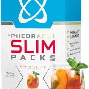 USN, Phedra Cut, Slimpack, Peach Ice Tea, Fat Burner, Weight Loss, Thermogenic, Appetite Suppressant, Metabolism, Sugar-Free, L-Carnitine, Garcinia Cambogia, Fitness, Supplement, Energy Drink, Keto Friendly, Weight Management, Body Transformation, Pre-Workout, Metabolic Support