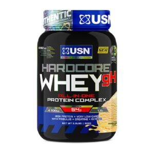 USN, Hardcore Whey GH, 908g, Whey Protein, Muscle Growth, French Vanilla Smoothie, Dutch Chocolate Smoothie, GH Support, Creatine, Tribulus, Lean Muscle, Strength Supplement, Protein Powder, Recovery, Bodybuilding, Hypervolum, Amino Acids, Gym Supplements, Mass Gainer, Anabolic Protein